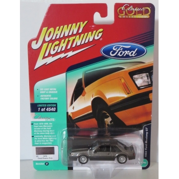 Johnny Lightning 1:64 Ford Mustang 1982 dark pewter
